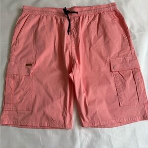 Men's Pink Cargo Shorts 44